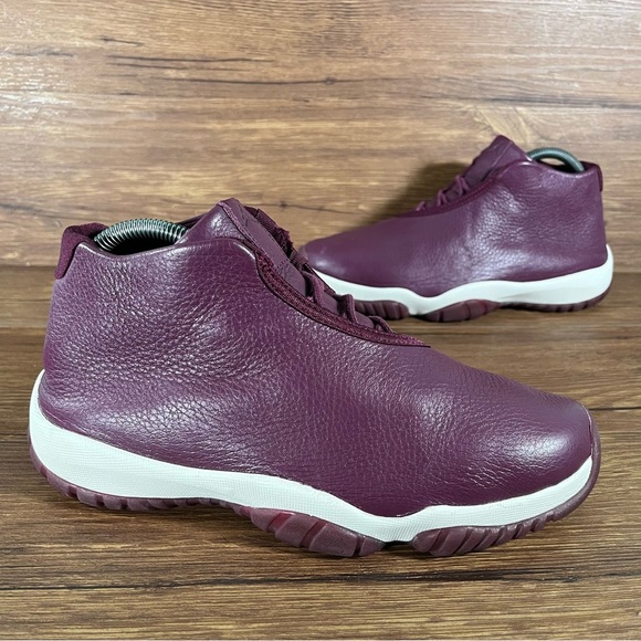 Nike Air Jordan Future Bordeaux Phantom Leather Sneakers Women’s Size 8.5 Shoes - Picture 11 of 11